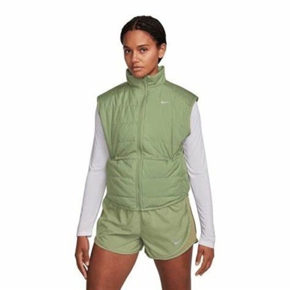 Nike‎ Therma-FIT Swift Women's Running Vest, Green, Large - Picture 1 of 4
